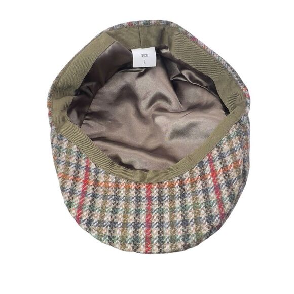 2012 Flat cap Newsboy hat pure new wool blend large - Picture 2 of 9